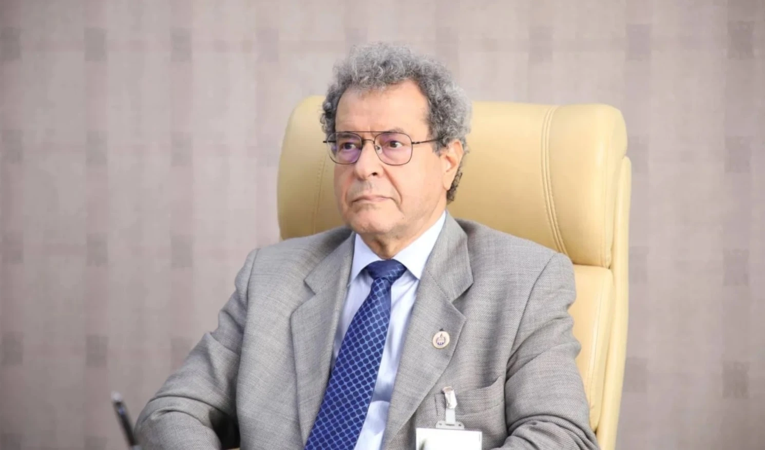 El ministro de Petróleo y Gas del Gobierno de Unidad Nacional en Libia, Mohamed Aoun.