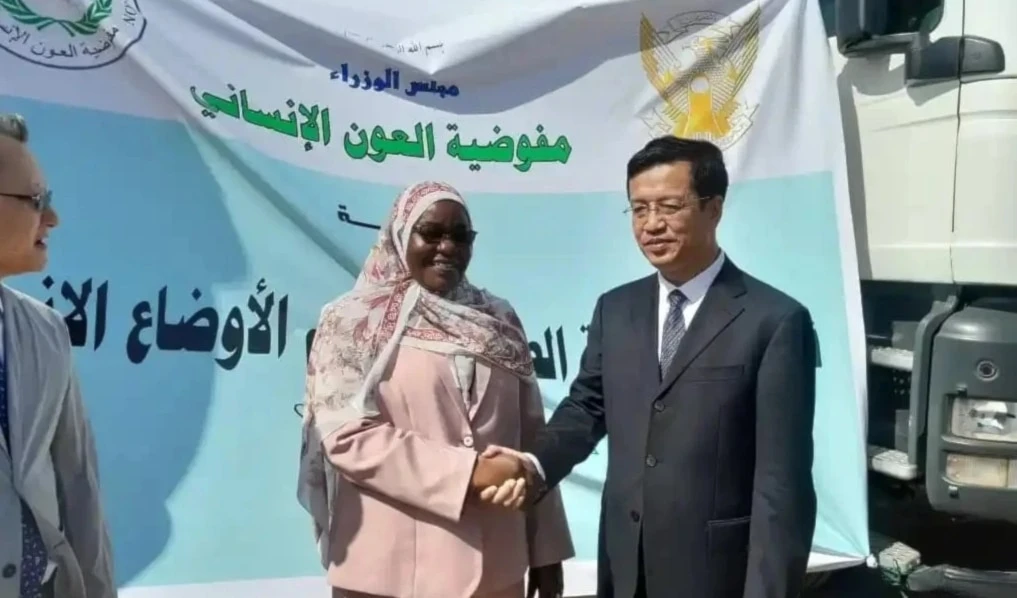 Sudán recibe cargamento de ayuda humanitaria desde China