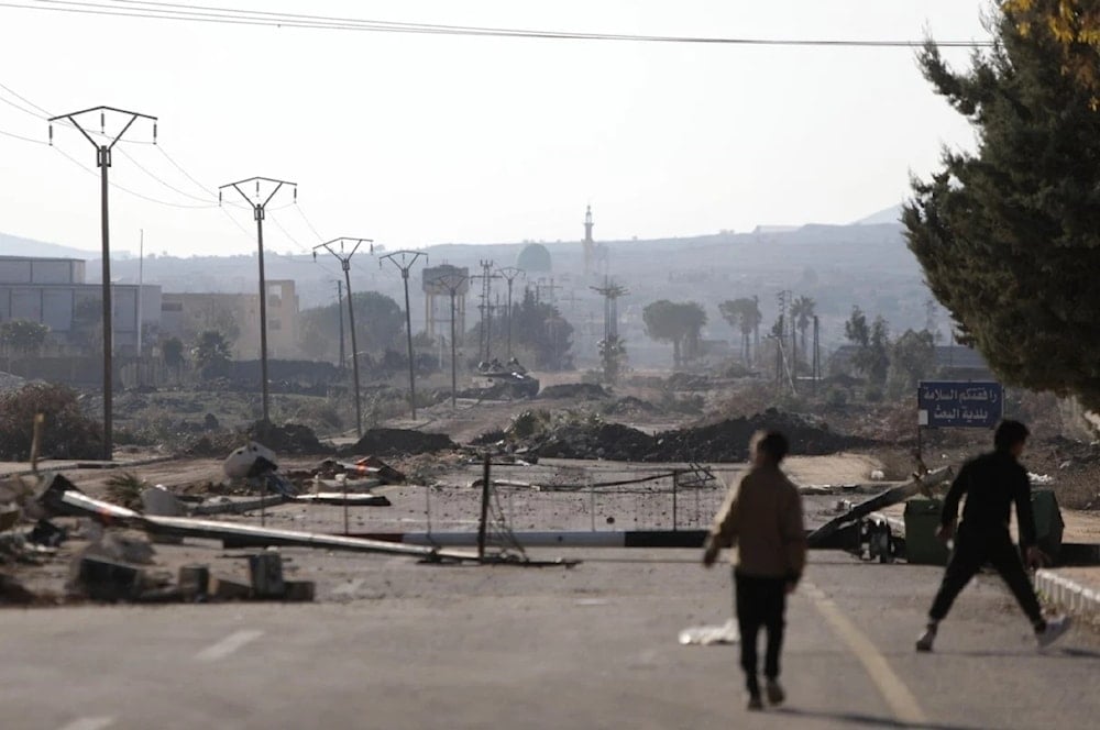 La ciudad de Al-Baath, situada en la llamada zona de amortiguamiento en el Golán sirio ocupado fue objeto de ataques israelíes.