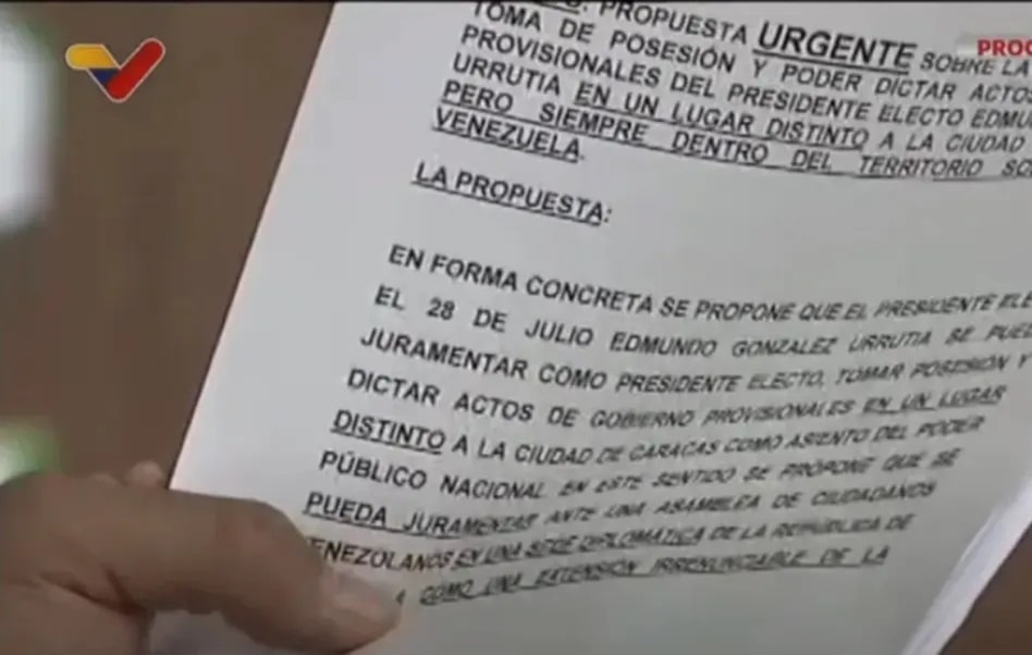 Documento de la oposición.