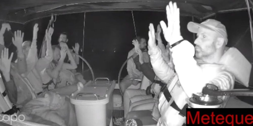 Interceptación de la Flotilla Global Sumud en aguas internacionales.