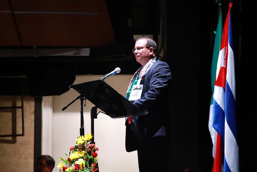 El presidente del Instituto Cubano de Amistad con los Pueblos, Fernando González Llort.
