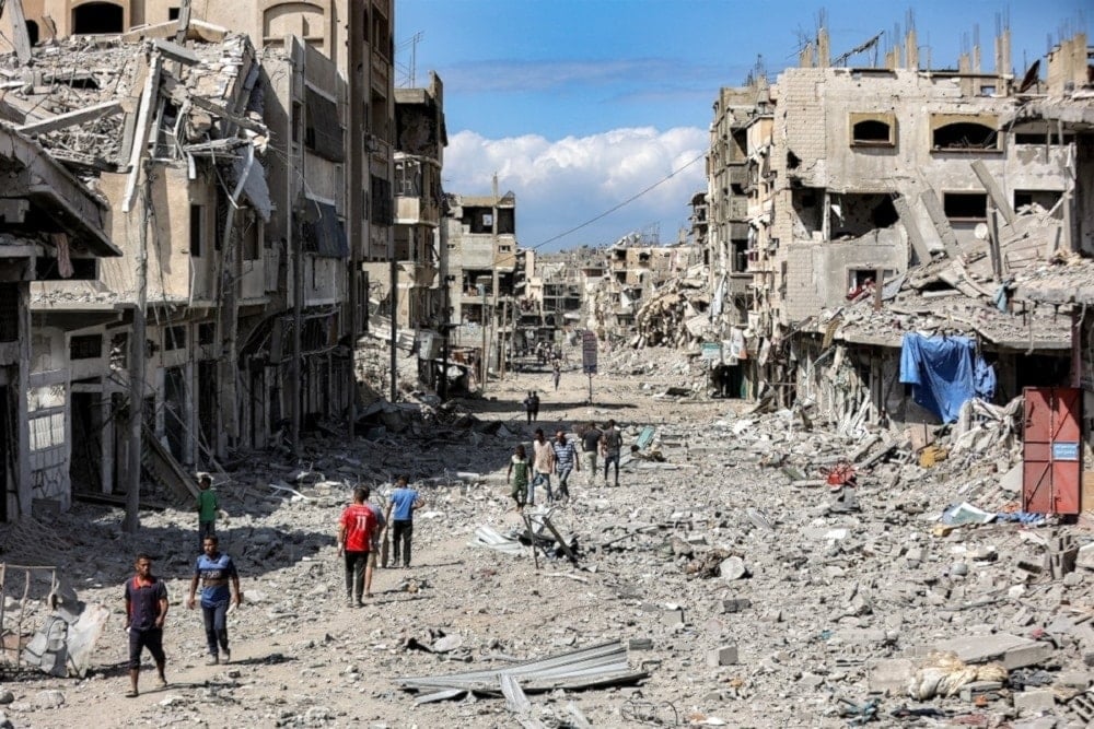 Dos años de bombardeos israelíes destruyeron más del 90 por ciento de la ciudad de Gaza. 