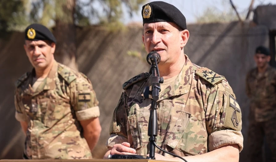 El Comandante del Ejército Libanés, General Rodolphe Heikal.