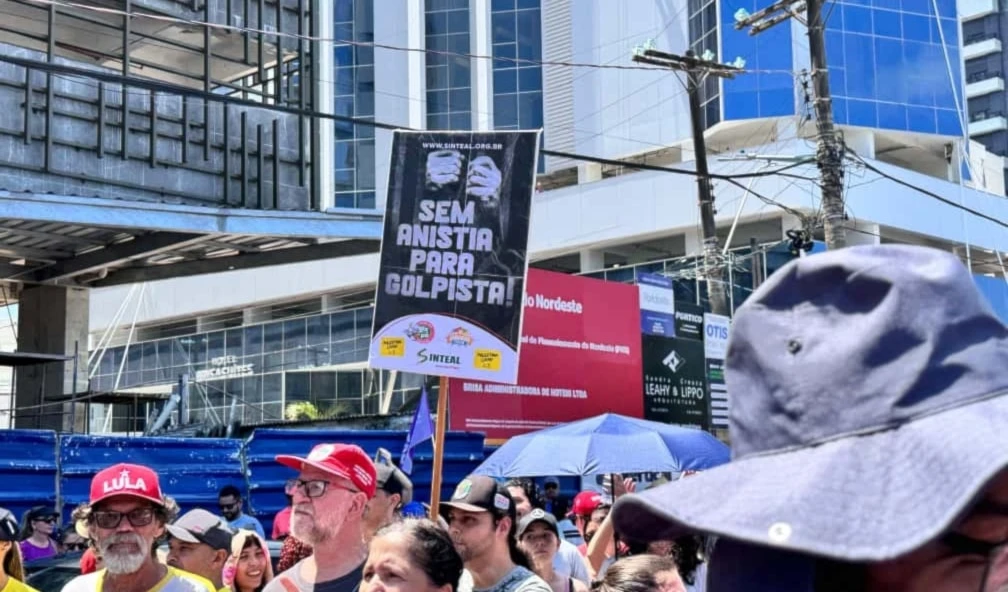 Movilización en Brasil para rechazar la amnistía a Jair Bolsonaro. (Foto: EFE)