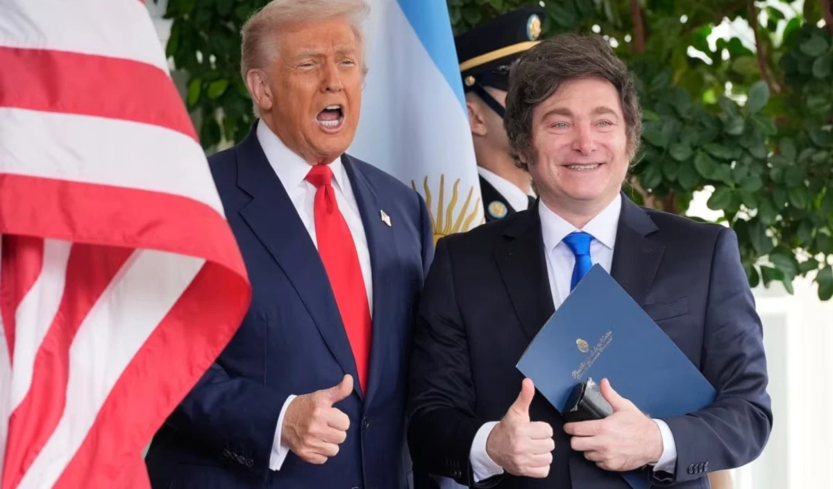 Estados Unidos ata respaldo económico a triunfo de Milei. 14 de octubre de 2025 (Foto: AP)