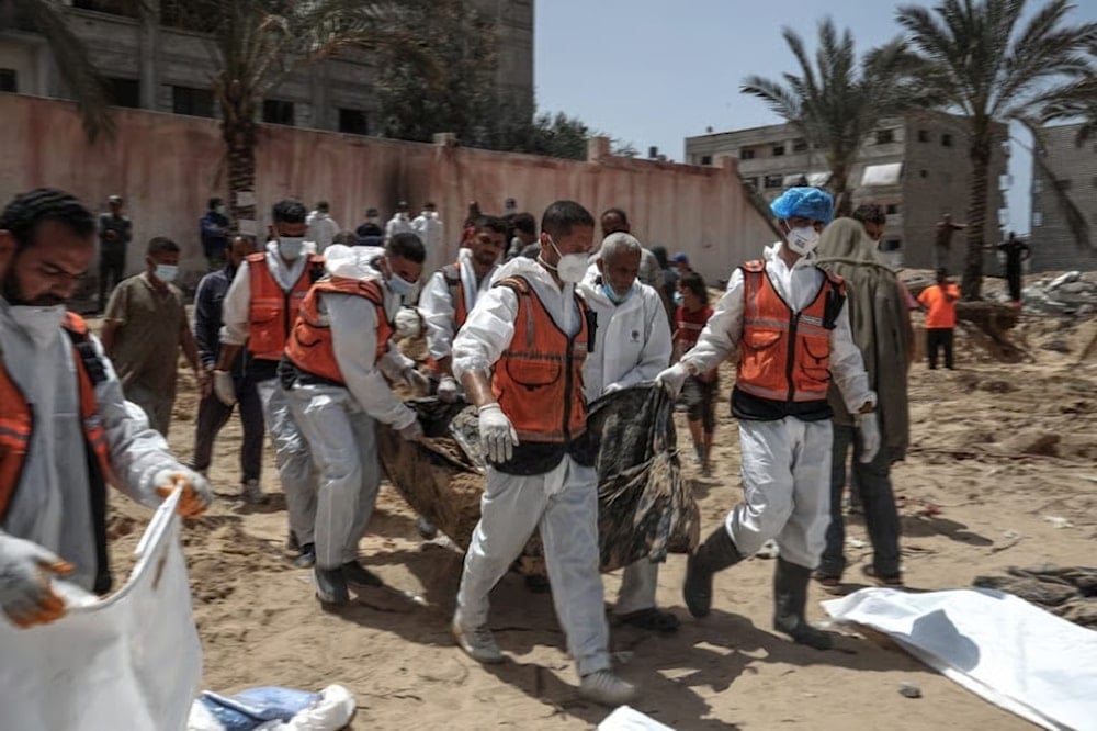 Gaza prepara equipos médicos y forenses para recibir los cuerpos de mártires palestinos liberados por la ocupación israelí tras el alto el fuego.