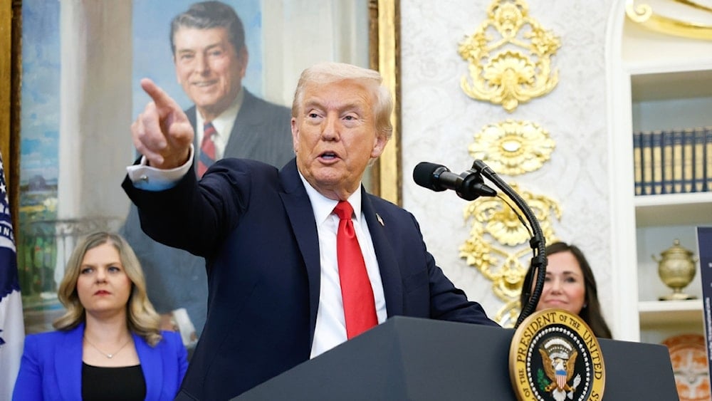 Trump: El propósito de la producción de drogas “es vender enormes cantidades en Estados Unidos, causando muerte y destrucción”.