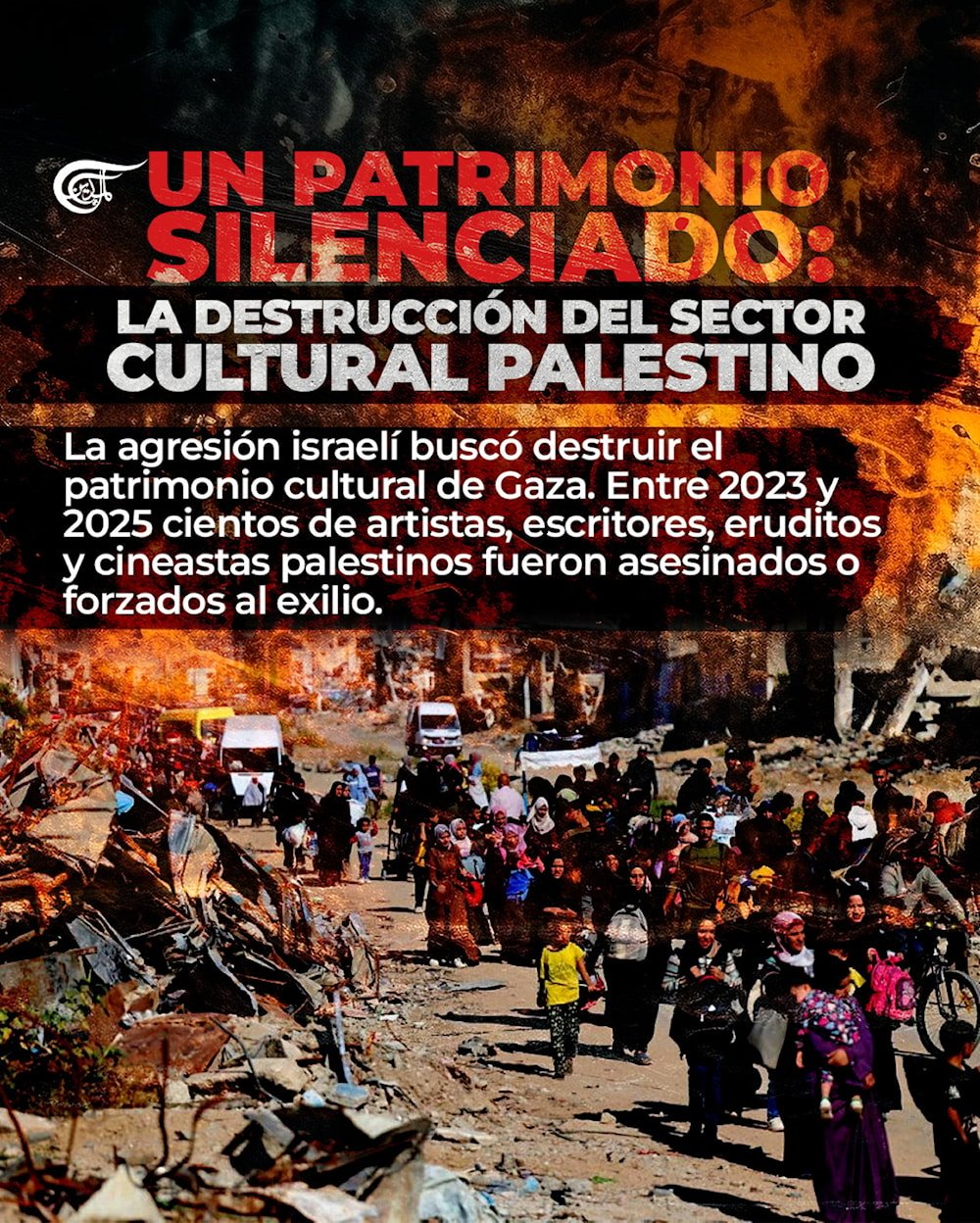 Gaza sin libros ni aulas: la ofensiva israelí contra la cultura