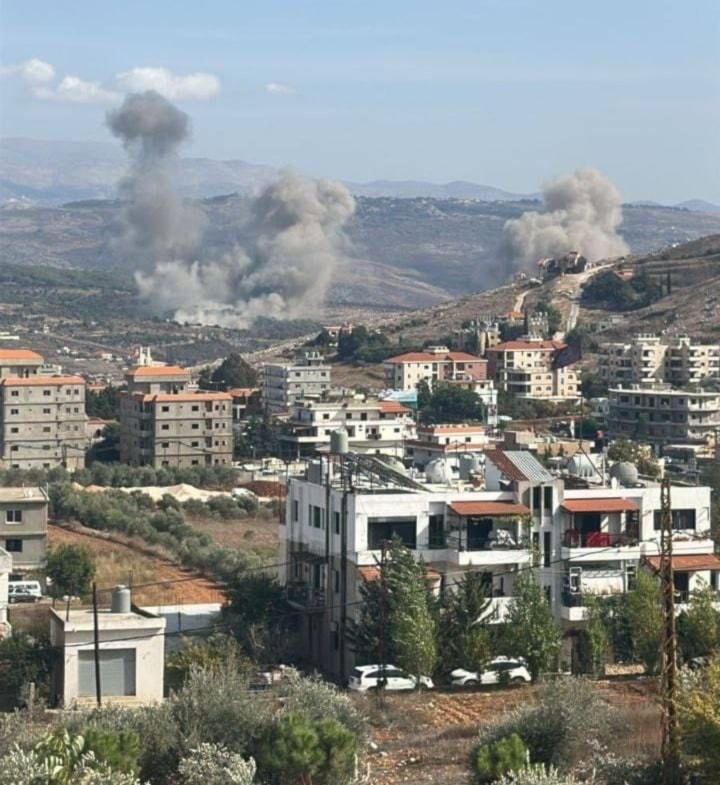 Ejército israelí reanuda ataques en el sur de Líbano.