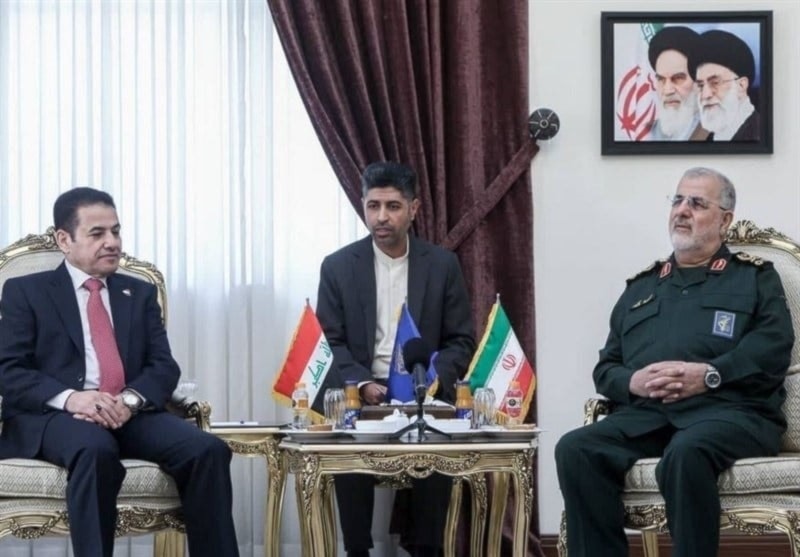 Pakpour y Al-Araji durante su reunión en Teherán (Foto: Tasnim)