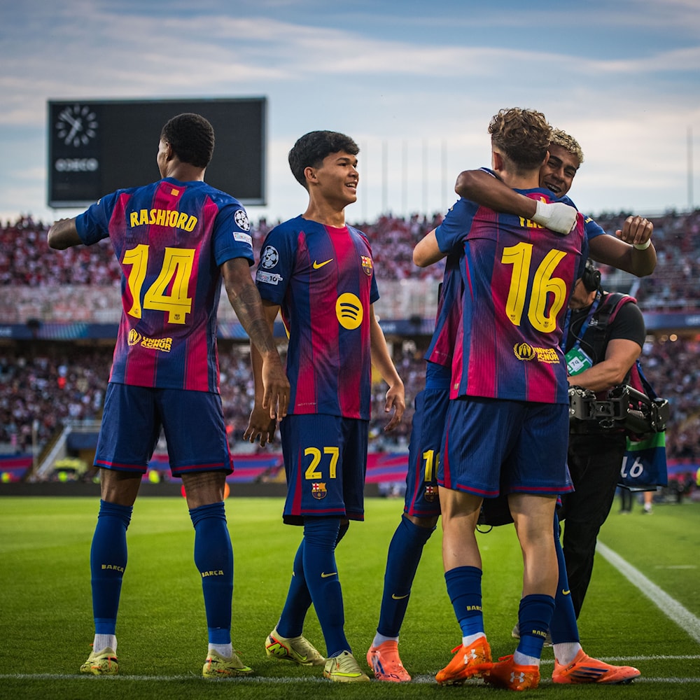 Barcelona golea en tercera fecha de la Liga de Campeones de fútbol.