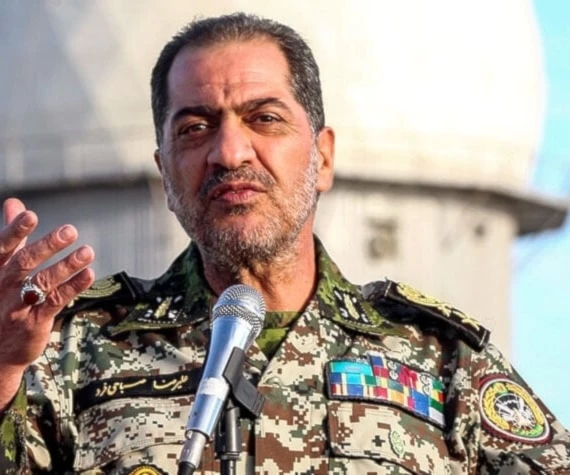 El comandante de la base de defensa aérea conjunta iraní de Khatam al-Anbiya, General de brigada, Ali Reza Sabahi Fard.