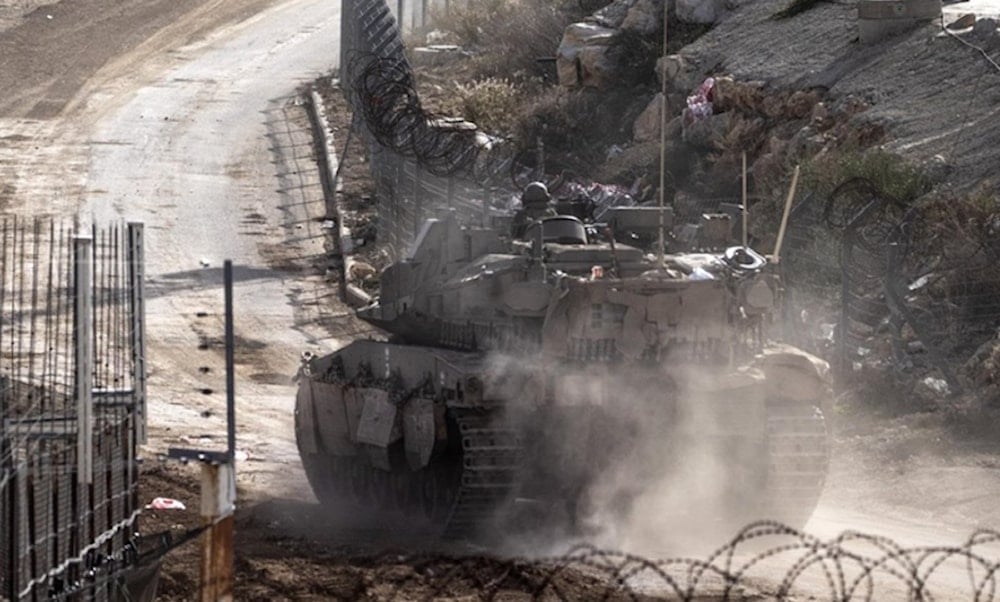 Fuerzas israelíes en el sur de Siria.