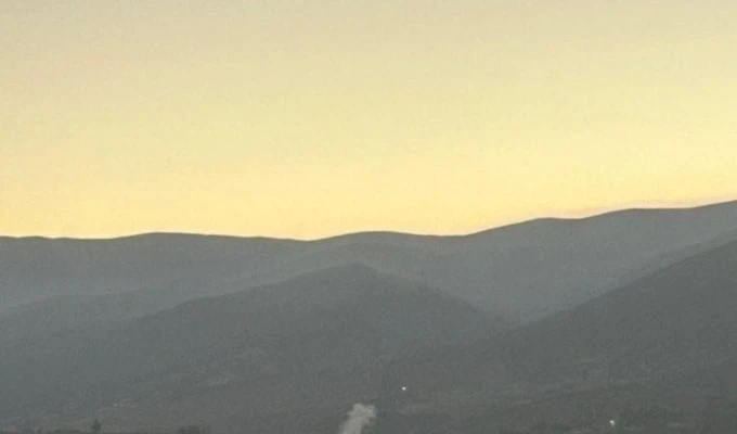 Agresión israelí a la localidad de Hafir, al oeste de Baalbek (Foto: redes sociales)