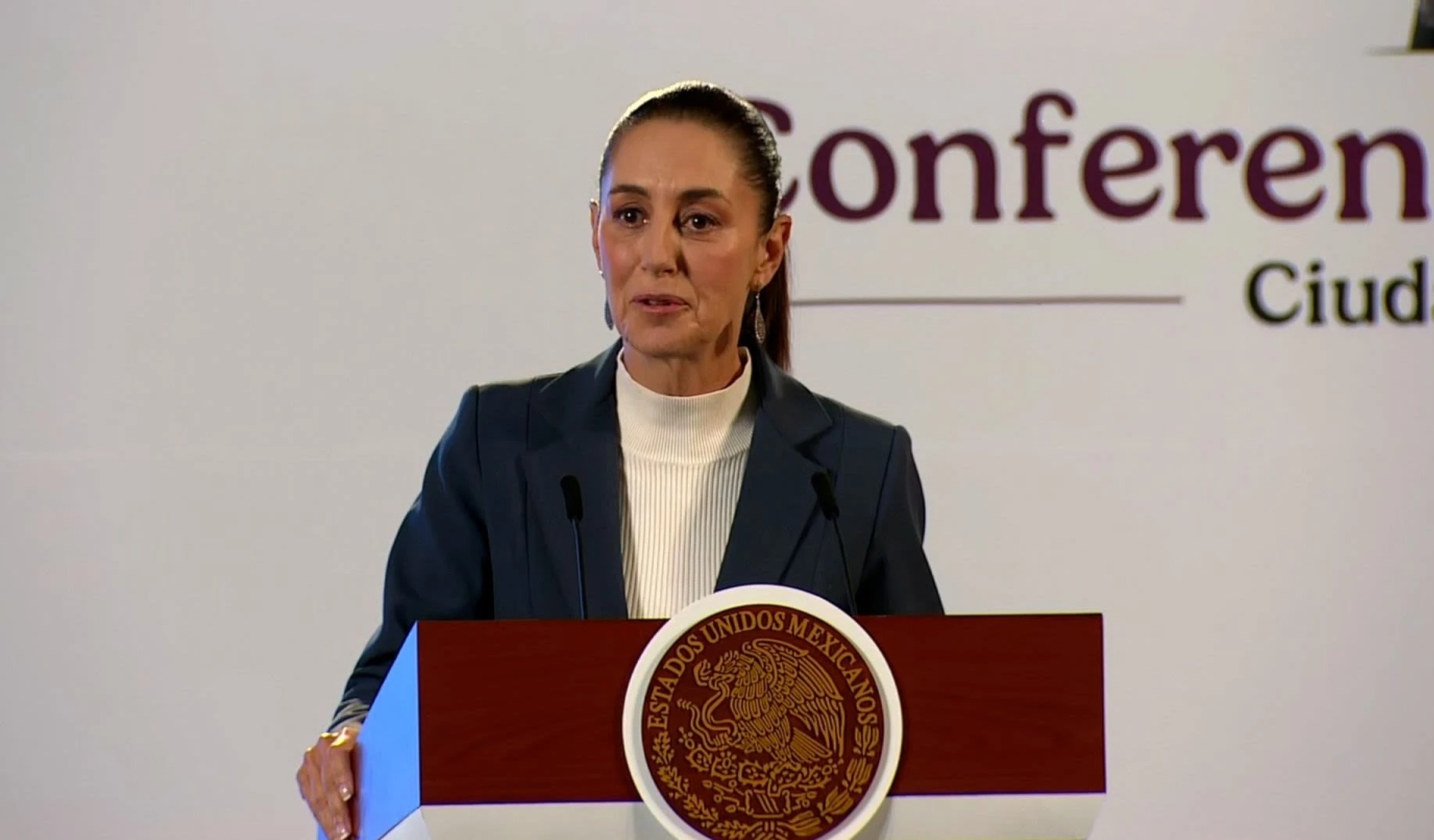 La mandataria subrayó que la coordinación alcanzada con Estados Unidos no permite ninguna intervención ni injerencismo.