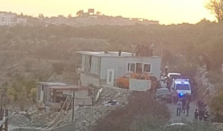 Lugar de un ataque con drones israelí contra la localidad de Al-Bayadh, distrito de Tiro, en el sur del Líbano (´Foto: redes sociales)