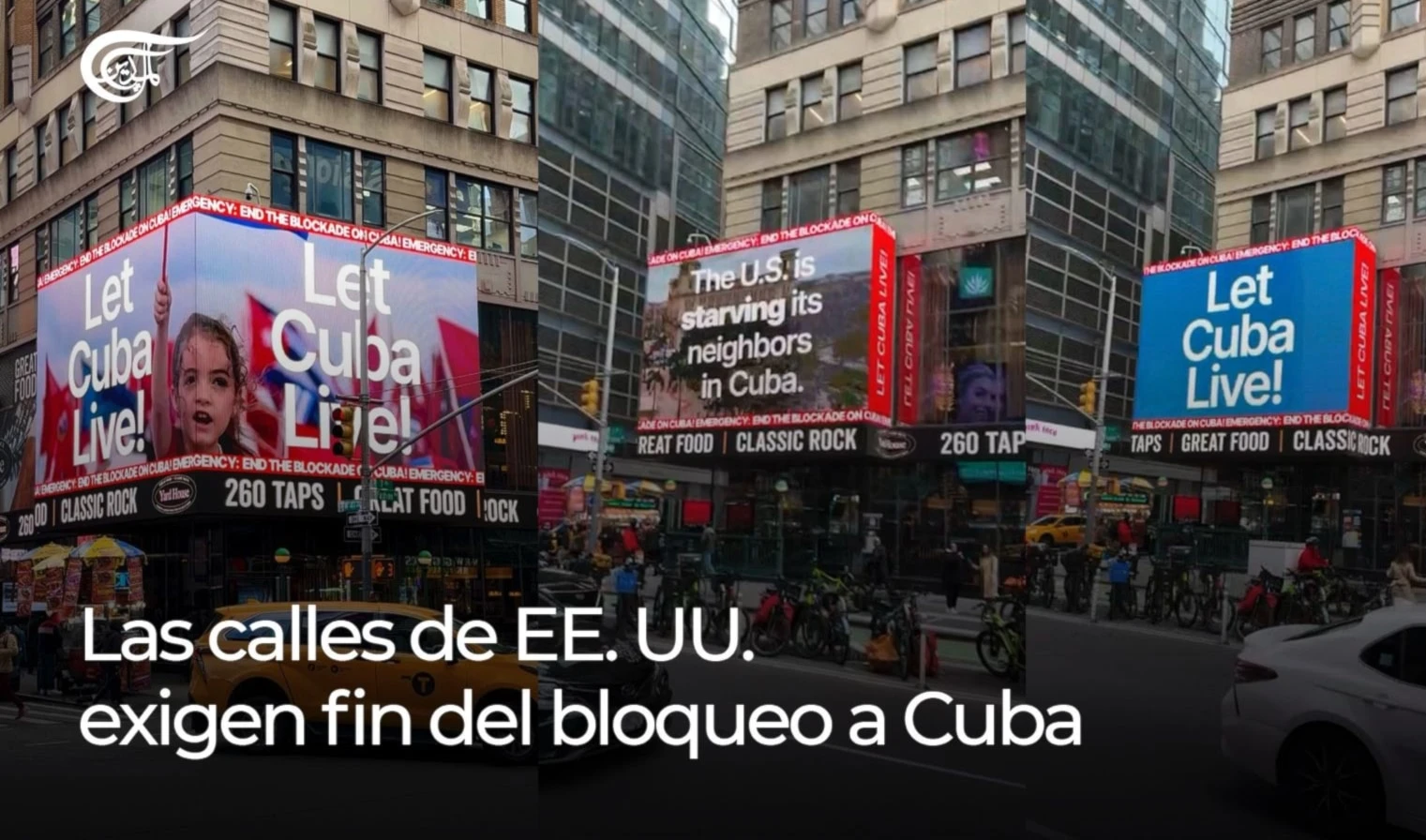 Las calles de EE. UU. exigen fin del bloqueo a Cuba