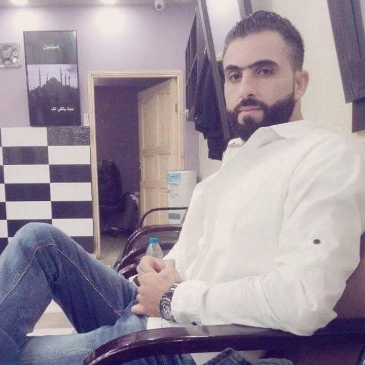 El joven palestino, Mohammed Ali Yousef Shtayyeh, de 37 años, asesinado por las balas israelíes. 