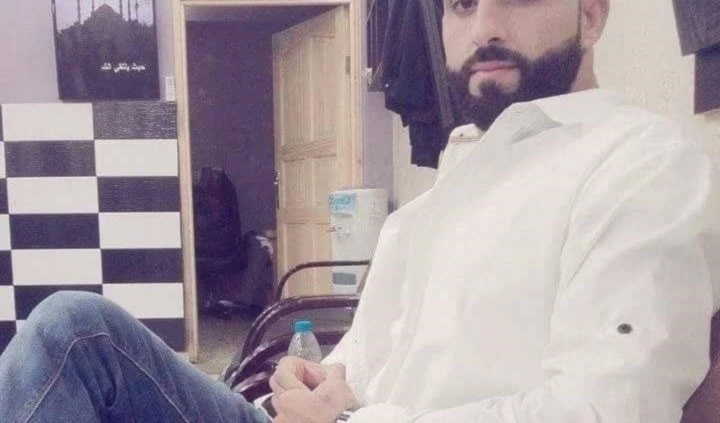 El joven palestino, Mohammed Ali Yousef Shtayyeh, de 37 años, asesinado por las balas israelíes.