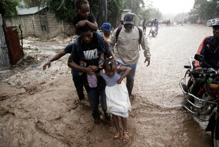Haití reportó el mayor número de fallecidos. Foto: AFP.