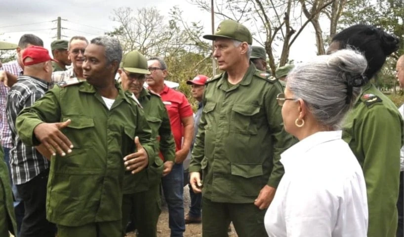Recorrido de Díaz-Canel por Granma. Foto: Estudios Revolución.