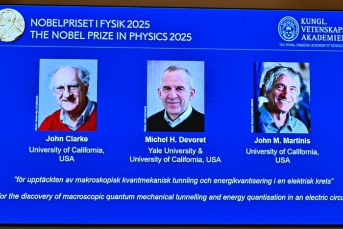 Premio Nobel de Física 2025: Nueva era cuántica aplicada. Foto: AFP