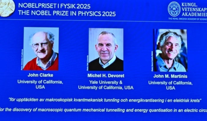 Premio Nobel de Física 2025: Nueva era cuántica aplicada. Foto: AFP