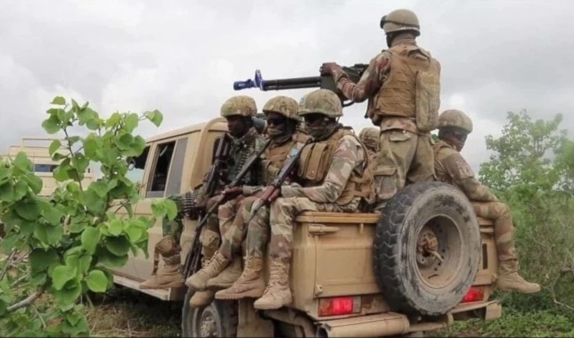 Efectivos del ejército somalí.