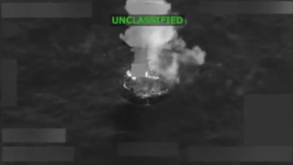 Imagen aportada por la cuenta en X de la Secretaría de Guerra de Washington. 