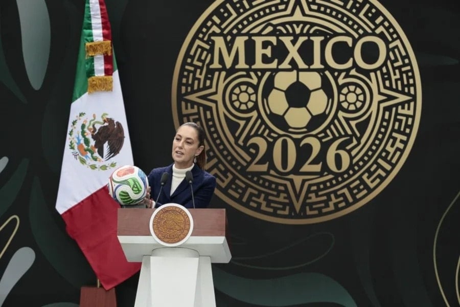 Presidente de México destaca importancia de Copa Mundial de FIFA. Foto: EFE.