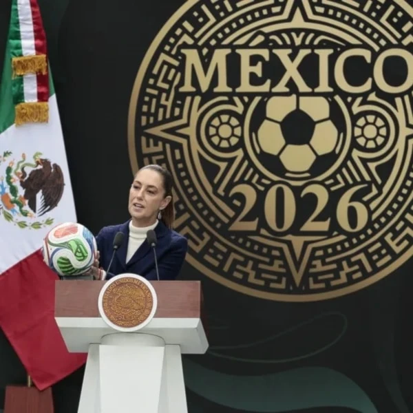 Presidente de México destaca importancia de Copa Mundial de FIFA. Foto: EFE.