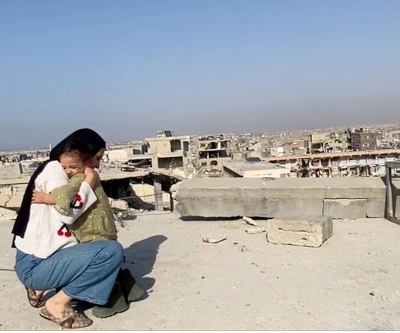 Un retrato de la maternidad en Gaza