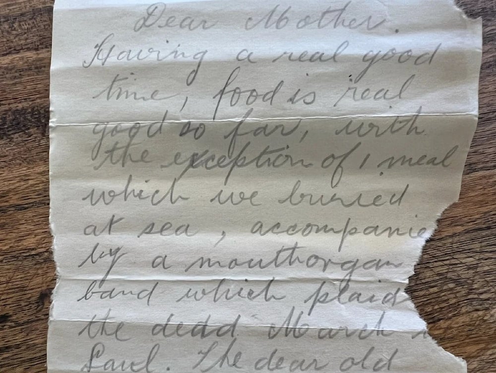 Un mensaje en una botella llega tras más de 109 años
