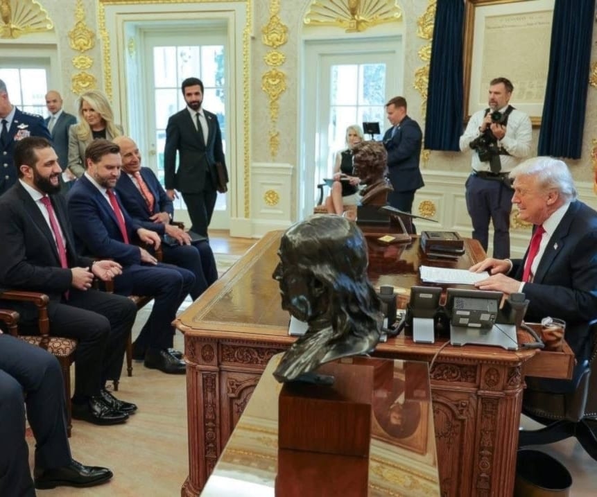 Al-Sharaa se reúne con Donald Trump en la Casa Blanca para restablecer las relaciones entre Siria y Estados Unidos (Foto: Agencias)