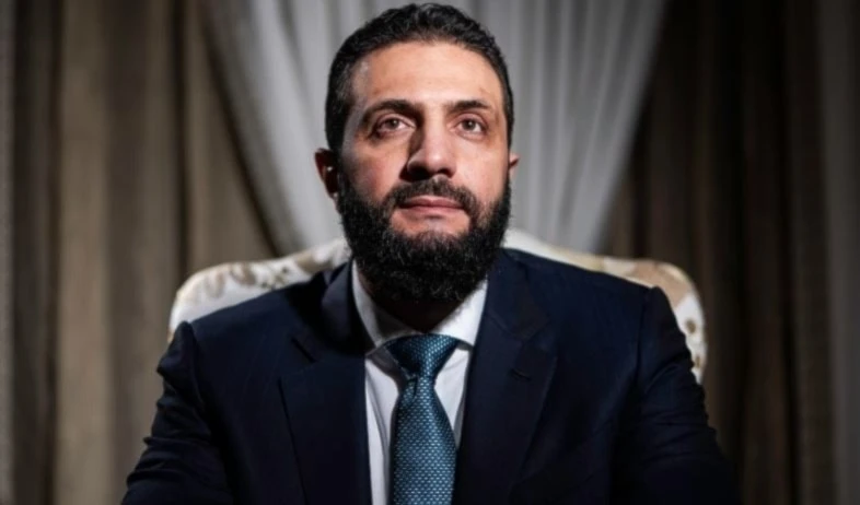 Presidente sirio Ahmed al-Sharaa durante su actual visita a Washington. (Foto: The Washington Post)