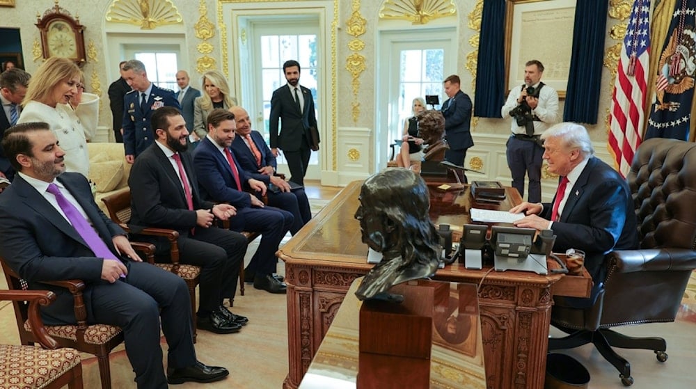  ​Trump recibió esta semana en la Casa Blanca a Al-Shaara y su delegación. (Foto: AFP)
