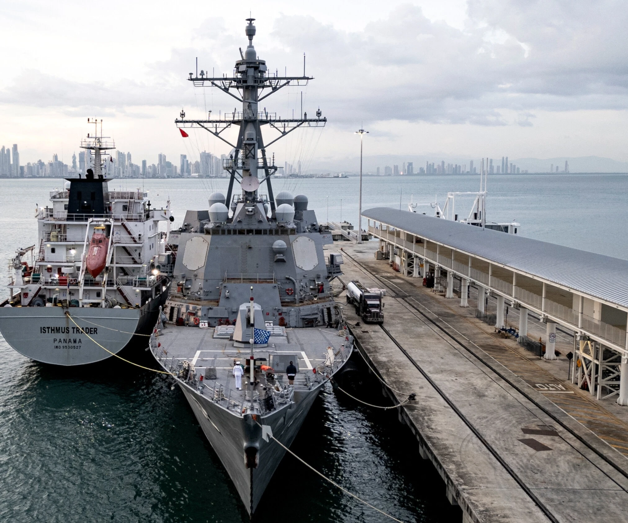 Despliegue militar de EE. UU. en el mar Caribe. (Foto: AFP)