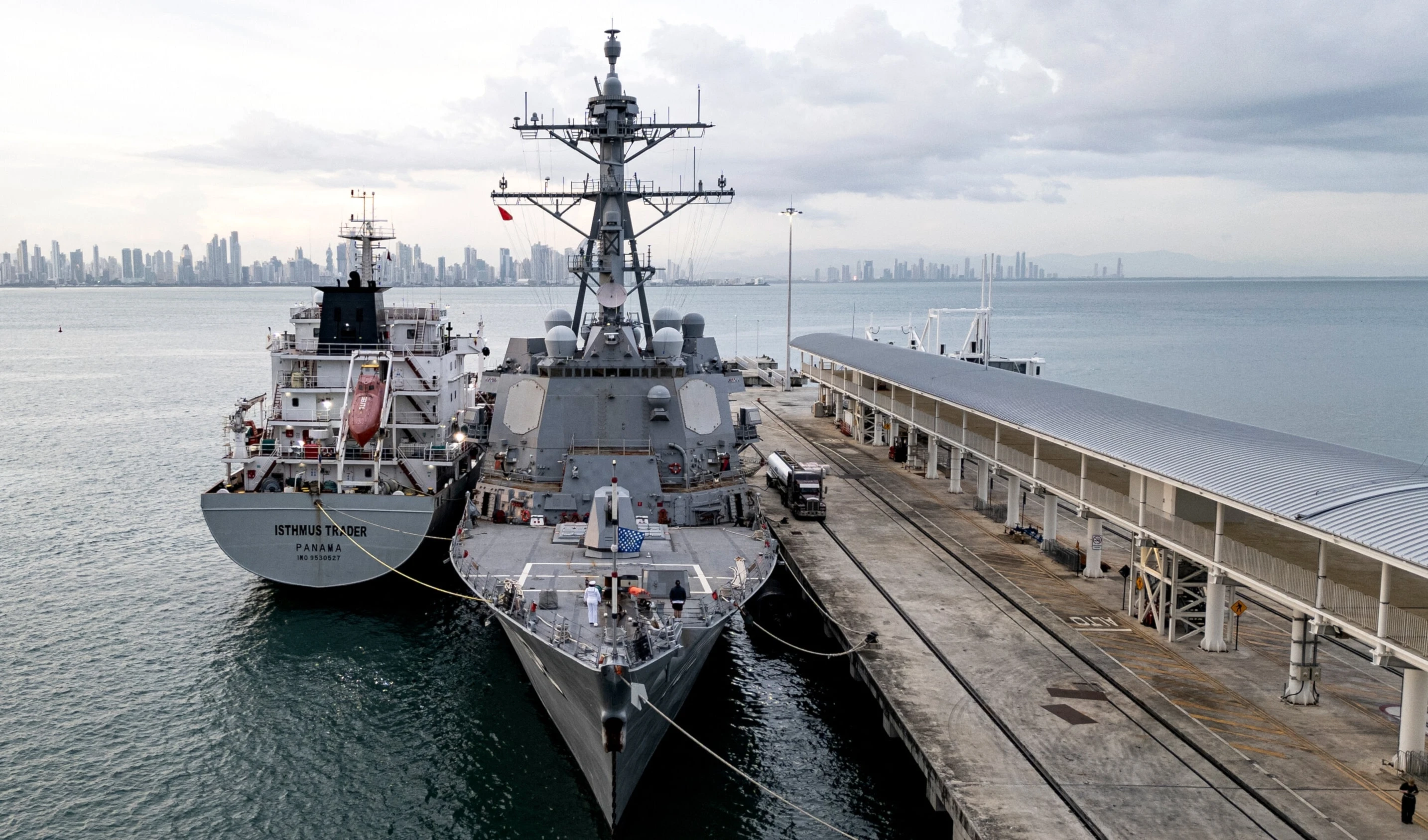Despliegue militar de EE. UU. en el mar Caribe. (Foto: AFP)