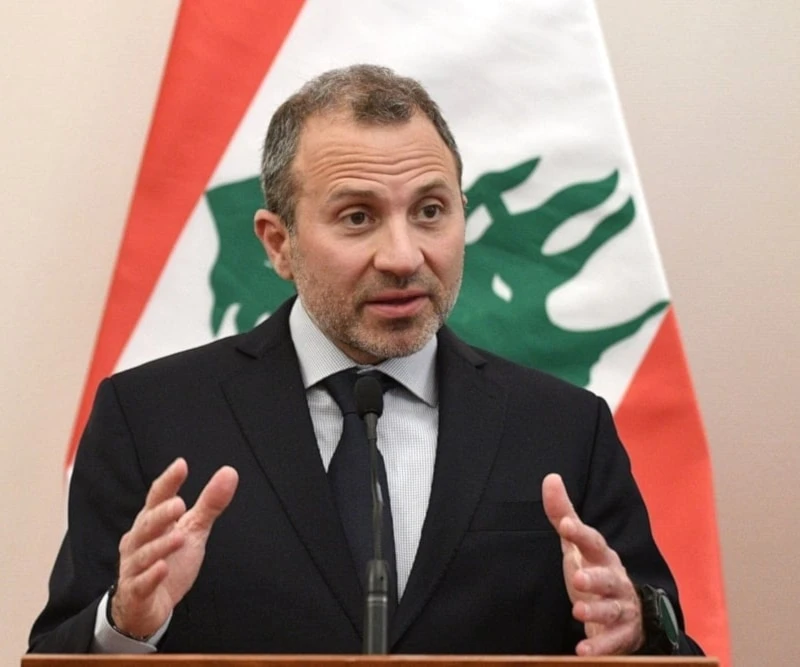El líder del Movimiento Patriótico Libre y miembro del Parlamento libanés, Gebran Bassil.