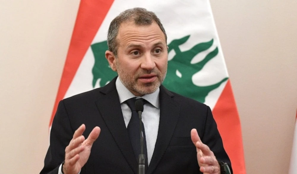 El líder del Movimiento Patriótico Libre y miembro del Parlamento libanés, Gebran Bassil.