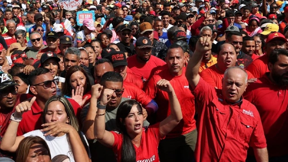 Diosdado Cabello resalta la unidad del pueblo venezolano en defensa de la paz y la Revolución