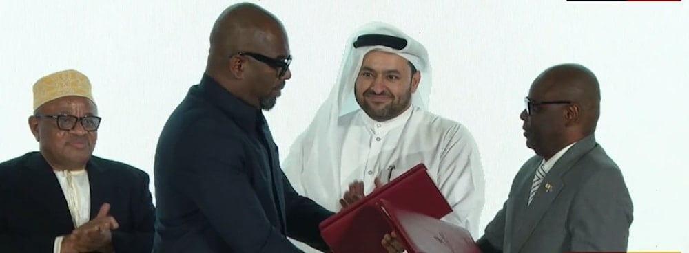 Representantes de la República Democrática del Congo y del movimiento M23 firman un acuerdo marco de paz con la mediación de Qatar. (Foto: Redes Sociales)