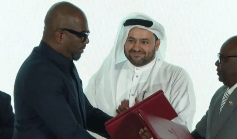 Representantes de la República Democrática del Congo y del movimiento M23 firman un acuerdo marco de paz con la mediación de Qatar. (Foto: Redes Sociales)