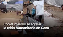 Con el invierno se agrava la crisis humanitaria en Gaza