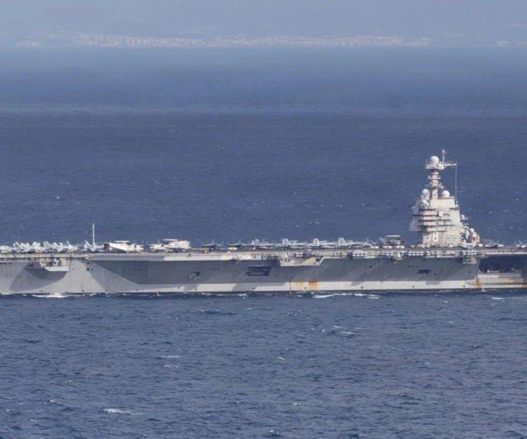 Portaviones Gerald R. Ford de EE.UU. ingresa en el mar Caribe (Foto: Agencias)