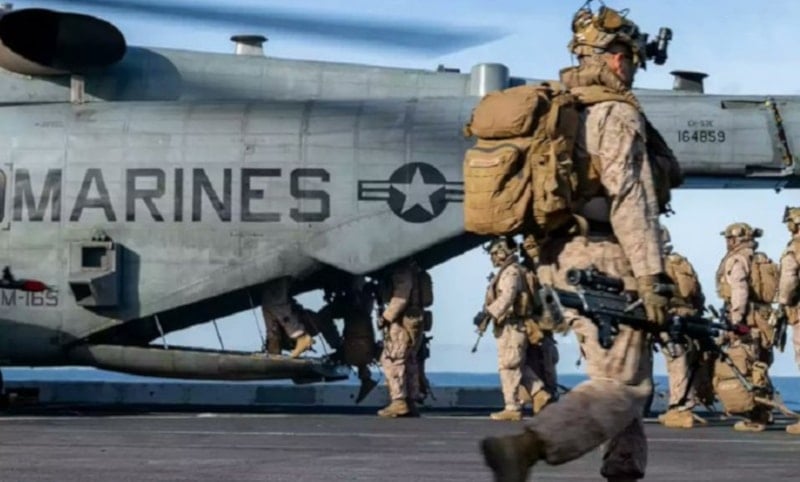 EE. UU. mantiene un amplio despliegue militar en el Caribe en amenaza directa a Venezuela. 