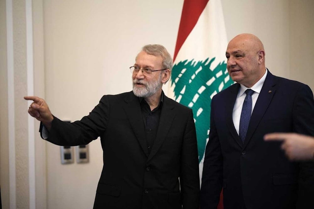 Encuentro entre Larijani y Aoun en Beirut el pasado mes de agosto.