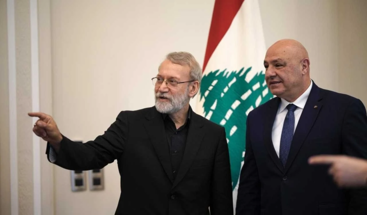 Encuentro entre Larijani y Aoun en Beirut el pasado mes de agosto.