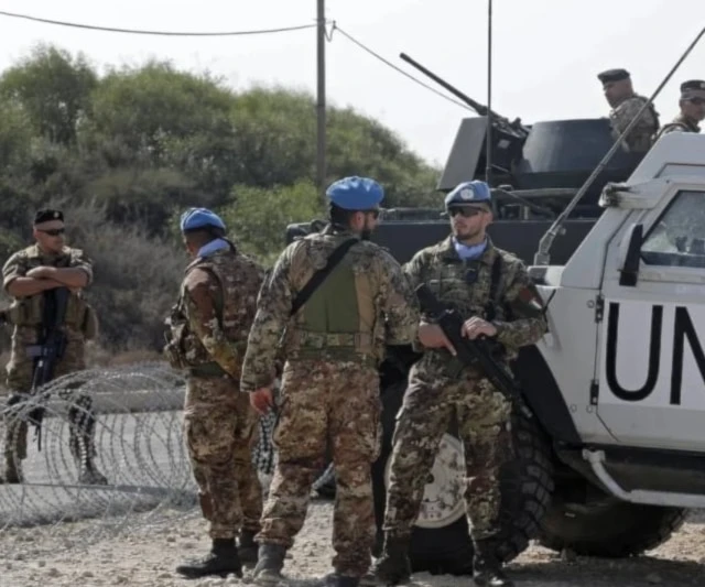 Durante noviembre, las fuerzas internacionales documentaron una nueva construcción de muro en el sureste de Yaroun.